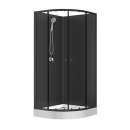 Душевая кабина Loranto Neo 100х100 см CS-21800BP-100, чёрный/прозрачное - фото 