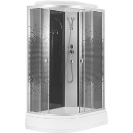 Душевая кабина Loranto 120х80 см CS-1200-13ТМ/М R, хром/мозаика - фото 