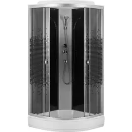 Душевая кабина Loranto 80х80 см CS-800-13ТМ/М, хром/мозаика - фото 
