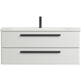 Тумба подвесная с раковиной Cezares ECO-1200-2C-SO-BO 120 см, Bianco Opaco - фото 