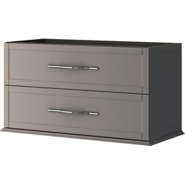 Тумба универсальная с раковиной Cezares 55243 100 см, Grigio Nuvola - фото 