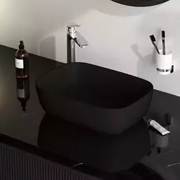 Раковина-чаша Am.Pm Func 45 см M8FWCC10450BM, чёрная матовая - фото 