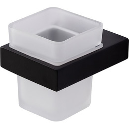 Стакан для зубных щеток Cezares Slider SLIDER-TUMS-NOP, цвет чёрный матовый - фото 