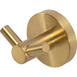 Двойной крючок Cezares Relax RELAX-HKD-BORO, цвет брашированное золото, Цвет производителя: брашированное золото - фото 