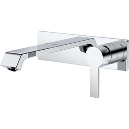 Смеситель для раковины настенный BelBagno AURORA-BLVM-CRM-W0 (со скрытой частью) - фото 