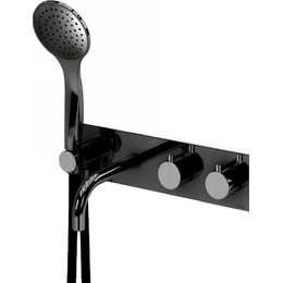 Смеситель для ванны Cezares CZR-B-VDM2-T-NOP (со скрытой частью) чёрный матовый - фото 