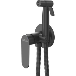 Набор для гигиенического душа Cezares STYLUS-DIF-NOP (со скрытой частью) чёрный матовый, Цвет производителя: чёрный матовый - фото 