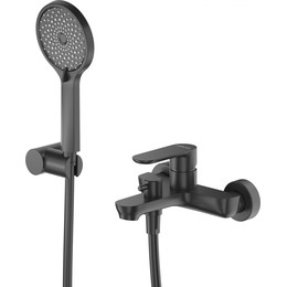 Смеситель для ванны Cezares STYLUS-VD-NOP, чёрный матовый, Цвет производителя: чёрный матовый - фото 