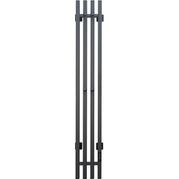 Полотенцесушитель электрический Тругор Пэк сп Вектор кв 4 П4 150х1200 мм (возможность скрытого подключения) 00-00045211, чёрный - фото 