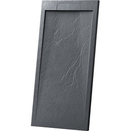 Поддон каменный Vincea 140х90 см VST-4SRL9014A, антрацит - фото 