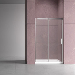 Душевая дверь Vincea Dice 110 см VDS-4D110CL (стекло 8 мм) хром/прозрачное - фото 