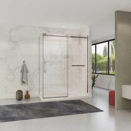 Душевое ограждение Vincea Como Soft 150x90 см VSR-1CS9015CL (стекло 8 мм) хром/прозрачное - фото 