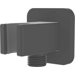 Шланговое подсоединение с держателем Vincea VSC-32MB, матовый черный - фото 