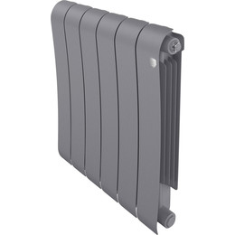 Радиатор Royal Thermo Infinity 500 Silver Satin 480х590 мм (6 секций) - фото 