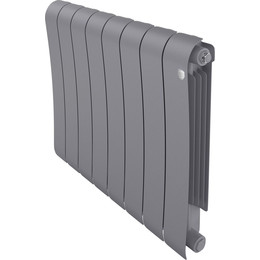 Радиатор Royal Thermo Infinity 500 Silver Satin 640х590 мм (8 секций) - фото 