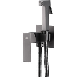 Набор для гигиенического душа Abber Daheim AF8226NG, никель - фото 