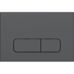 Кнопка смыва Vincea VFP-002GM, вороненая сталь - фото 