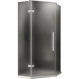 Душевое ограждение Abber Ewiges Wasser 90х90 см AG05090M, хром/матовое - фото 