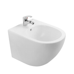 Биде подвесное Abber Bequem AC1150MW, белый матовый - фото 