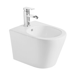 Биде подвесное Abber Bequem AC1151MW, белый матовый - фото 