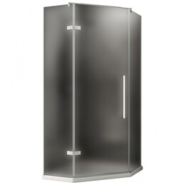 Душевое ограждение Abber Ewiges Wasser 80х80 см AG05080M, черный/матовое - фото 