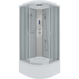 Душевая кабина Niagara Classic 100x100 см NG-2309-14P, серебро/матовое (безсиликоновая сборка) - фото 