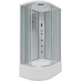 Гидробокс Niagara Classic 120x80 см NG-2310-14RF, серебро/матовое (безсиликоновая сборка) - фото 