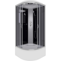 Душевая кабина Niagara Classic 100x100 см NG-2509-14, серебро/тонированное (безсиликоновая сборка) - фото 