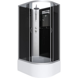 Душевая кабина Niagara Classic 120x80 см NG-2510-14LBKT, серебро/тонированное (безсиликоновая сборка) - фото 