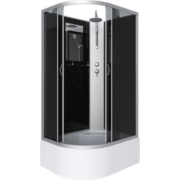 Душевая кабина Niagara Classic 120x80 см NG-2510-14RBKT, серебро/тонированное (безсиликоновая сборка) - фото 