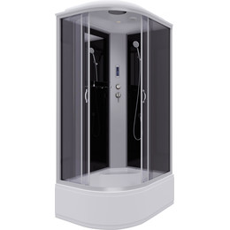 Душевая кабина Niagara Classic 120x80 см NG-2510-14RP, серебро/тонированное (безсиликоновая сборка) - фото 