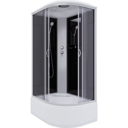 Душевая кабина Niagara Classic 120x80 см NG-2510-14L, серебро/тонированное (безсиликоновая сборка) - фото 