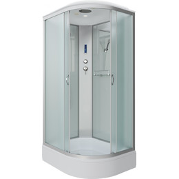 Душевая кабина Niagara Classic 100x80 см NG-33084-14LP, серебро/матовое (безсиликоновая сборка) - фото 