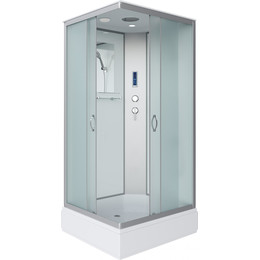 Душевая кабина Niagara Classic 100x80 см NG-33084-14QP, серебро/матовое (безсиликоновая сборка) - фото 