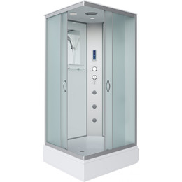 Гидробокс Niagara Classic 90x80 см NG-33984-14QF, серебро/матовое (безсиликоновая сборка) - фото 