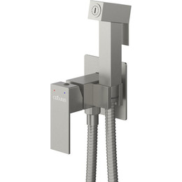 Набор для гигиенического душа Cezares SLIDER-DIF-IN (со скрытой частью), сатин, Цвет производителя: сатин - фото 