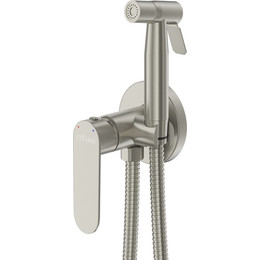 Набор для гигиенического душа Cezares STYLUS-DIF-IN (со скрытой частью) сатин, Цвет производителя: сатин - фото 