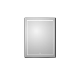 Зеркало BelBagno 70x90 см SPC-KRAFT-700-900-LED-TCH-WARM-NERO - фото 