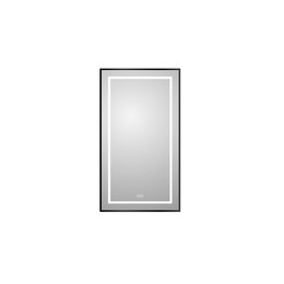 Зеркало BelBagno 50x90 см SPC-KRAFT-500-900-LED-TCH-WARM-NERO - фото 