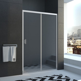 Душевая дверь Veconi 125 см VN46-125-01-C5, хром/прозрачное - фото 