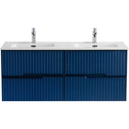 Тумба подвесная с раковиной Cezares DUET-N-1200-4C-SO-2-SPF-P 120 см (раковина CZR-8095-120-2) sapfiro - фото 