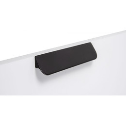Ручка для мебельной тумбы Cezares Eco 15 см RS156BL.3/96 (1 шт) чёрный матовый - фото 