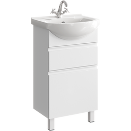 Тумба напольная с раковиной Aqwella Rodos 50 см ROD01052N, белый - фото 