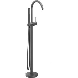 Смеситель для ванны напольный Ravak FM 082.20BL X070437, чёрный матовый - фото 