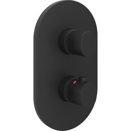 Смеситель для ванны Ravak CR II 063.20BL.O2 X070467, чёрный матовый - фото 