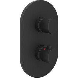 Смеситель для ванны Ravak CR II 067.20BL.O3 X070469, чёрный матовый - фото 