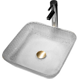 Раковина-чаша прозрачная Abber Glas 39 см AK2311 - фото 