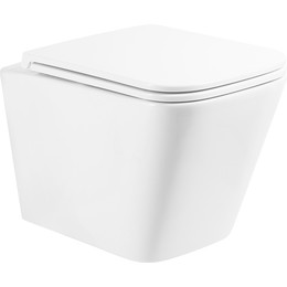 Унитаз подвесной безободковый BelBagno Ardente-R BB520CHR/SC с крышкой микролифт, Цвет производителя: белый - фото 