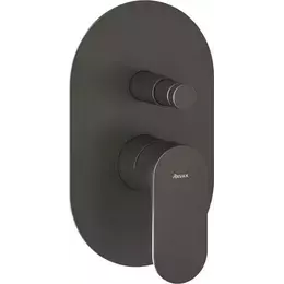 Смеситель для ванны Ravak Eleganta EL 061.20GB.O2 X070335, графит матовый - фото 