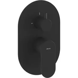 Смеситель для ванны Ravak 2 потребителя Eleganta EL 065.20BLM.O2 X070301, чёрный матовый - фото 
